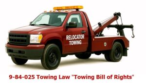 9-84-025 Towing Law, Illinois
